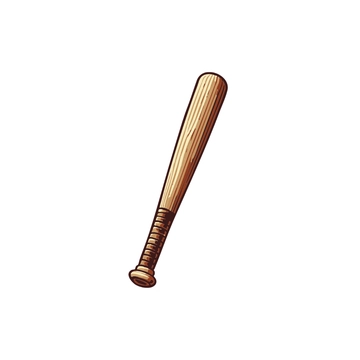 Free Realistic Baseball Bat Clipart to Edit Online