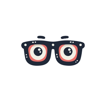 Free Cartoon Glasses Clipart to Edit Online