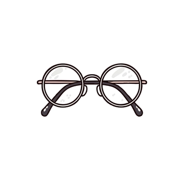 Free Round Glasses Clipart to Edit Online