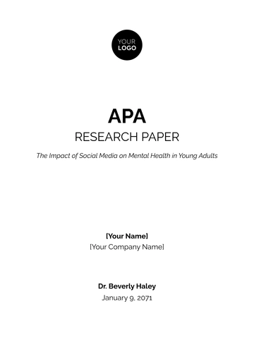 Free Printable APA Research Paper Template to Edit Online