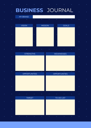 Free Business Journal Template to Edit Online