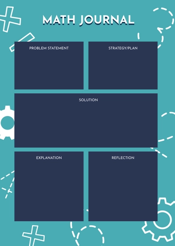 Free Math Journal Template to Edit Online