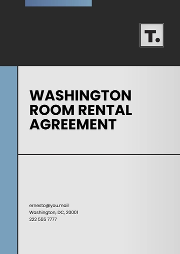 Free Washington Room Rental Agreement Template to Edit Online