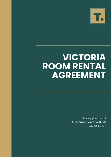 Free Victoria Room Rental Agreement Template to Edit Online