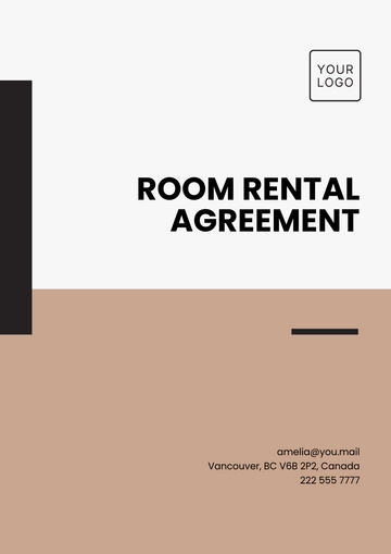 Free British Columbia Room Rental Agreement Template to Edit Online