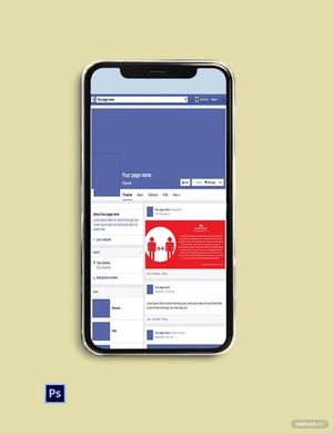 Coronavirus COVID-19 Social Distancing Facebook Post Template