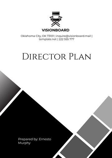 Free Director Plan Template to Edit Online