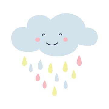 Free Cute Rain Clipart to Edit Online