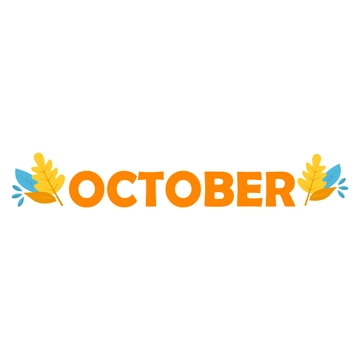 Free Simple October Clipart to Edit Online