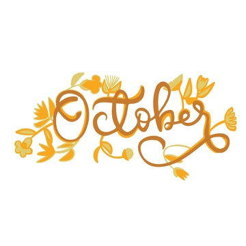Free Colorful October Clipart to Edit Online