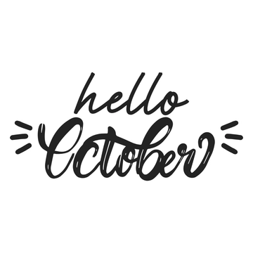 Free Transparent October Clipart to Edit Online