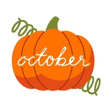 Free October Pumpkin Clipart to Edit Online