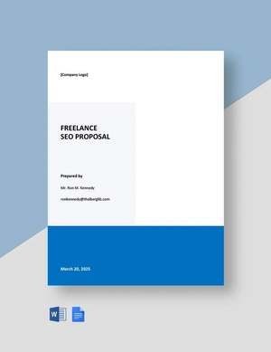 Freelance SEO Proposal Template Freelance SEO Proposal Template