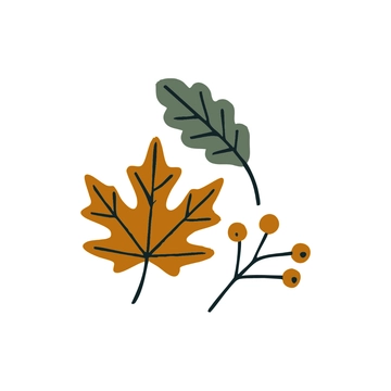 Free October Leaves Clipart to Edit Online