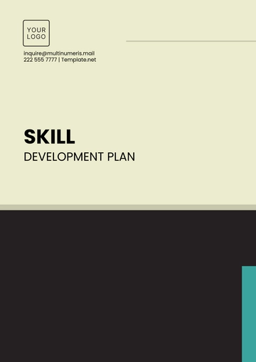 Free Skill Development Plan Template to Edit Online