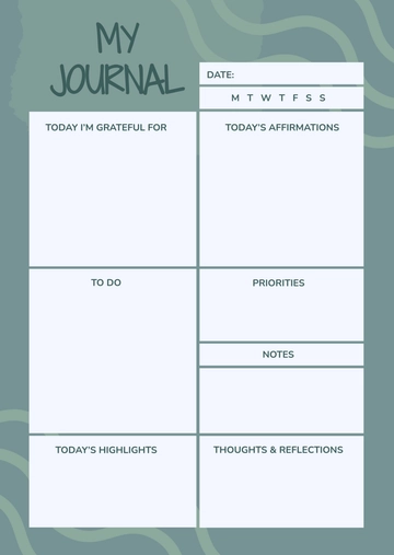 Free Journal Background Template to Edit Online