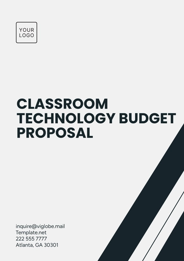 Free School Annual Budget Proposal Template to Edit Online