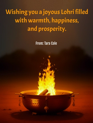 Free Lohri Template to Edit Online