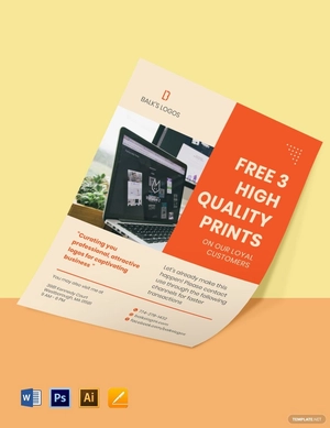 Freelance Logo Designer Flyer Template