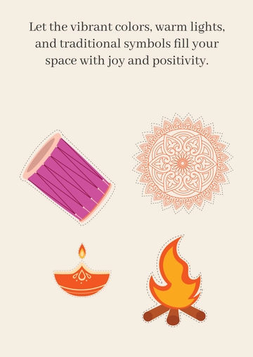 Free Lohri Decoration Template to Edit Online