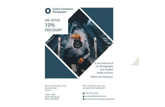 Freelance Photographer Flyer Template