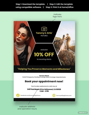 Freelance Services Flyer Template