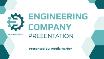 Free Engineering Company Presentation Template to Edit Online