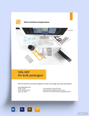Freelance Designer Flyer Template
