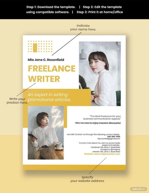 Creative Freelance Flyer Template