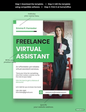 Modern Freelance Flyer Template