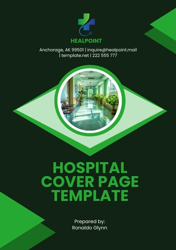 Free Hospital Cover Page Template to Edit Online