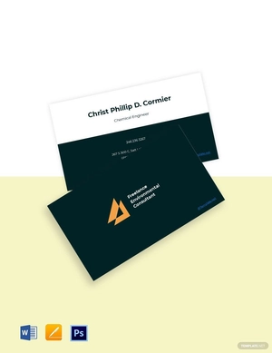 Modern Freelancer Business Card Template