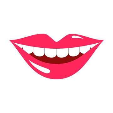 Free Smiling Lips Clipart to Edit Online