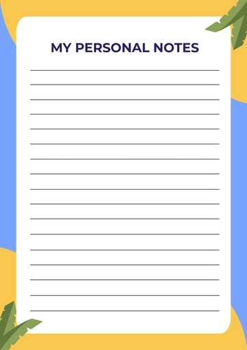 Free Printable Notepad Template to Edit Online