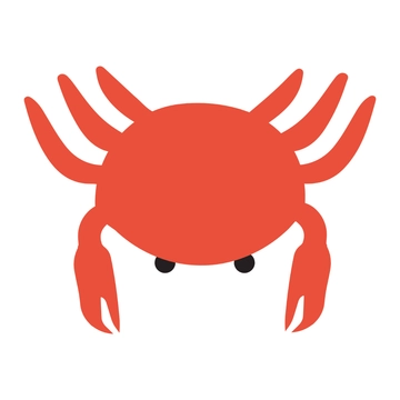 Free Simple Crab Clipart to Edit Online