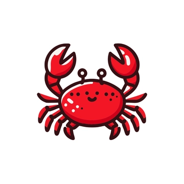 Free Red Crab Clipart to Edit Online
