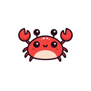 Free Cute Crab Clipart to Edit Online