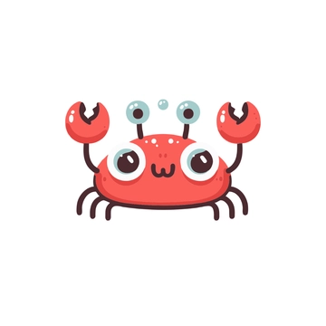Free Funny Crab Clipart to Edit Online