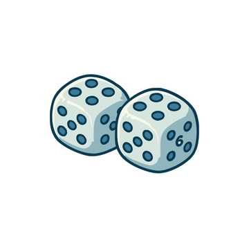 Free Pair of Dice Clipart to Edit Online
