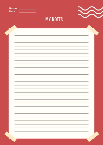 Free Printable Note Paper Template to Edit Online