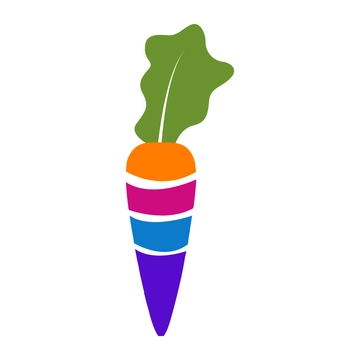 Free Colorful Carrot Clipart to Edit Online
