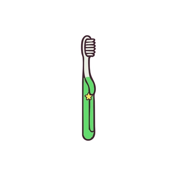 Free Kids Toothbrush Clipart to Edit Online