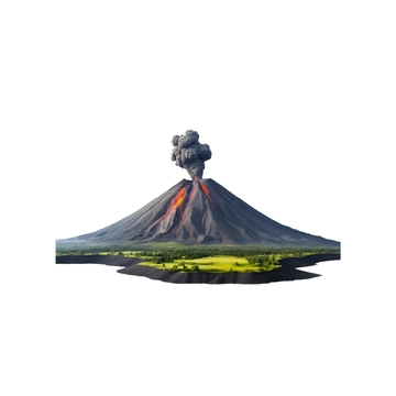 Free Realistic Volcano Clipart to Edit Online