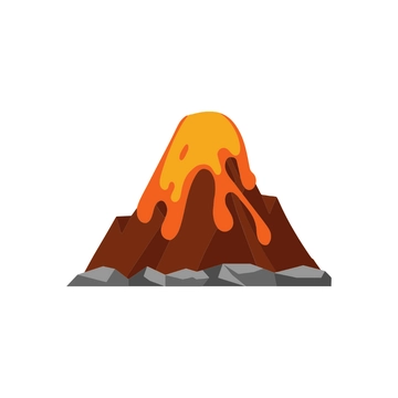 Free Lava Volcano Clipart to Edit Online