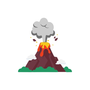 Free Exploding Volcano Clipart to Edit Online