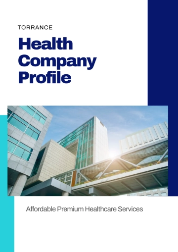 Free Company Profile Cover Page Template to Edit Online