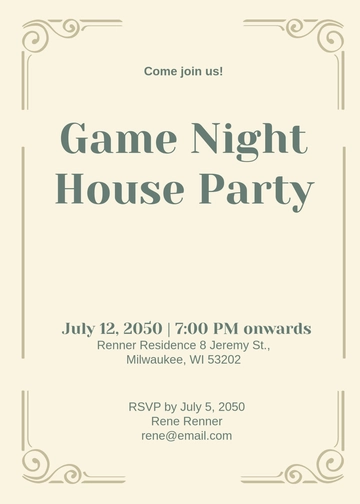 Free Vintage Invitation Design Template to Edit Online