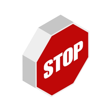 Free 3D Stop Sign Clipart to Edit Online
