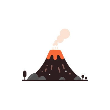 Free Simple Volcano Clipart to Edit Online