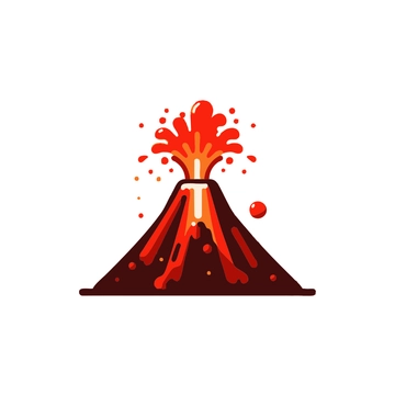 Free Erupting Volcano Clipart to Edit Online
